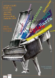 Afisz konkursu Muzycznego Centrum Edukacji Artystycznej - Zespoły Jazzowe