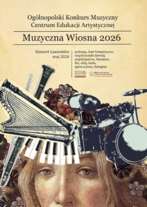 Afisz konkursu Muzycznego Centrum Edukacji Artystycznej - Zespoły Jazzowe
